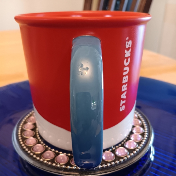 Starbucks Red White & Blue 2017 Patriotic Angel Dipped Coffee Cup 12oz - Picture 4 of 8